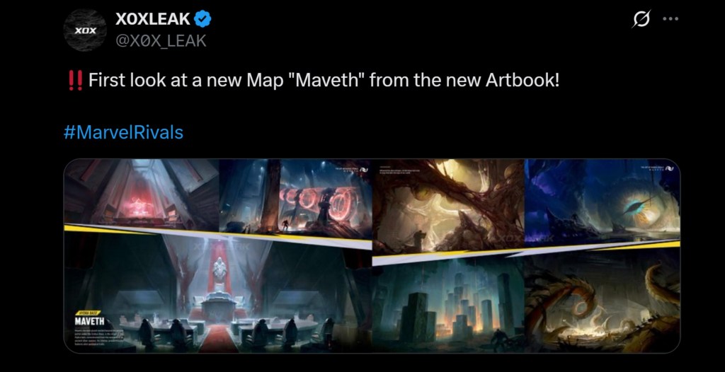 Marvel Rivals Map Leak Maveth