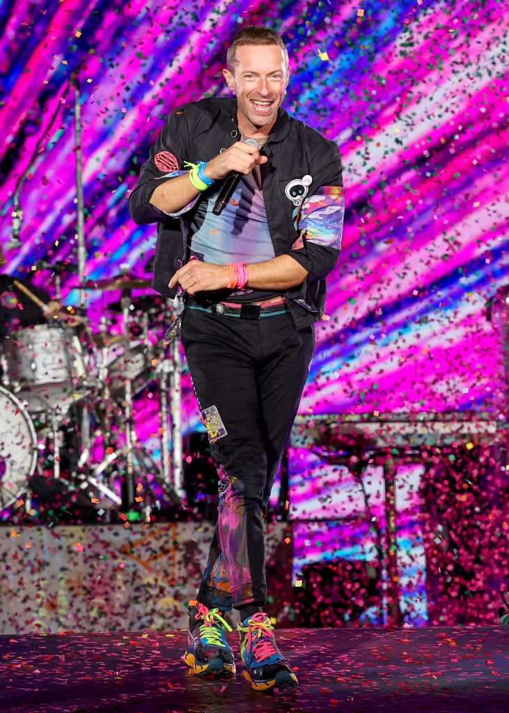 Chris Martin at September 2023 Pasadena, Calif., concert