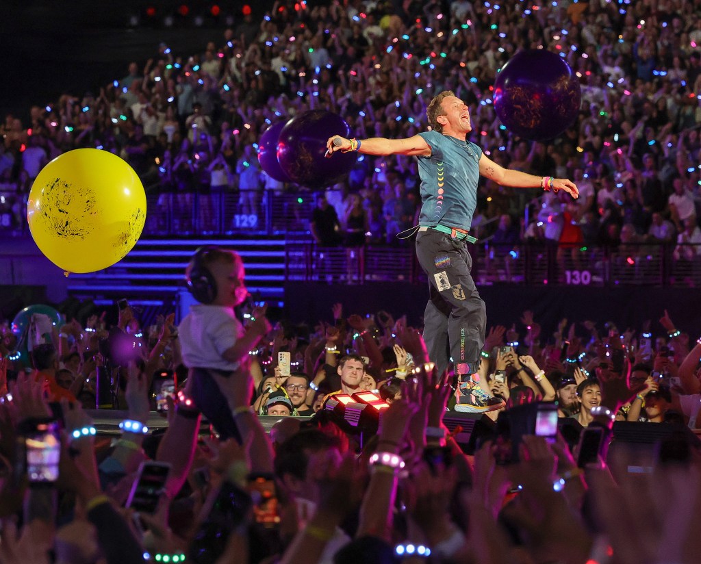 Chris Martin at June 2025 Las Vegas show
