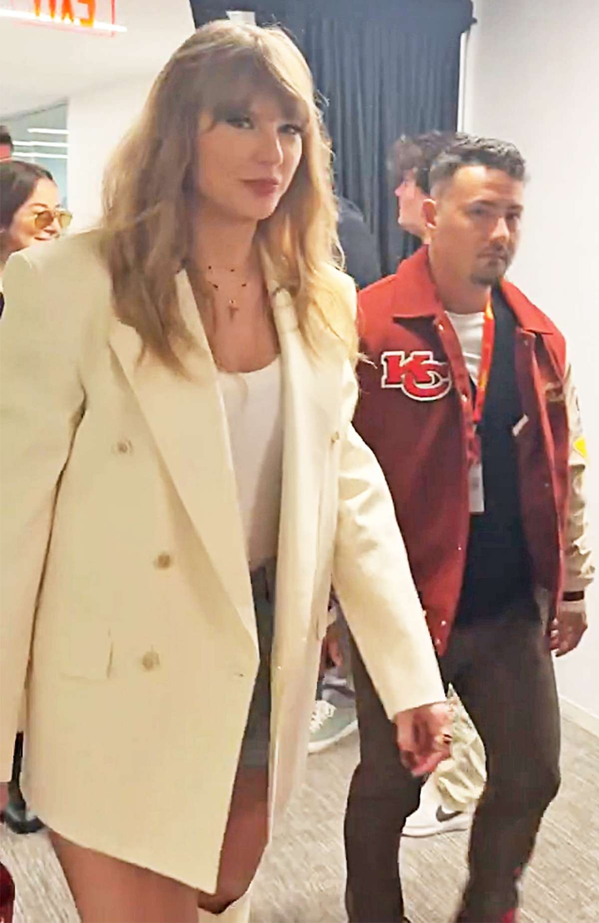 Taylor Swift attends the 2025 Super Bowl