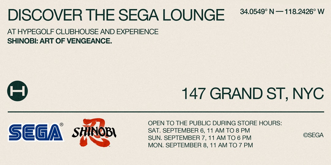 Be One of the First to Play ‘SHINOBI: Art of Vengeance’ at the Hypegolf Clubhouse in NYC
