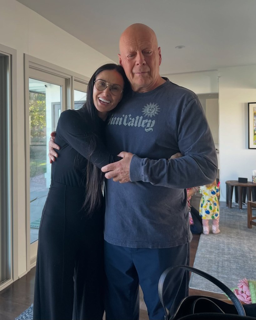 Bruce Willis and Demi Moore