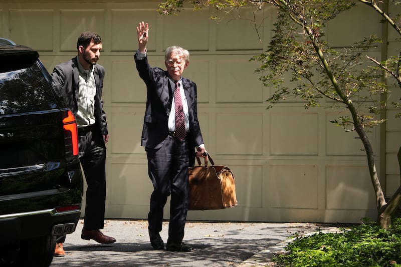 The FBI conducted a court-authorized search of Bolton's home.