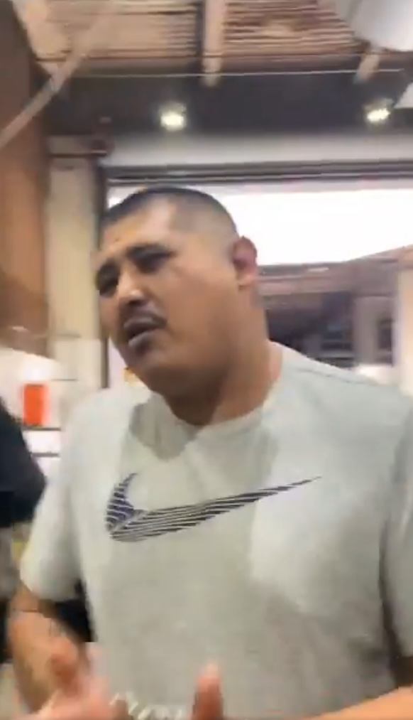 Bobby Nunez, 33, was arrested Tuesday for allegedly interfering with federal agents in downtown Los Angeles on Aug. 15