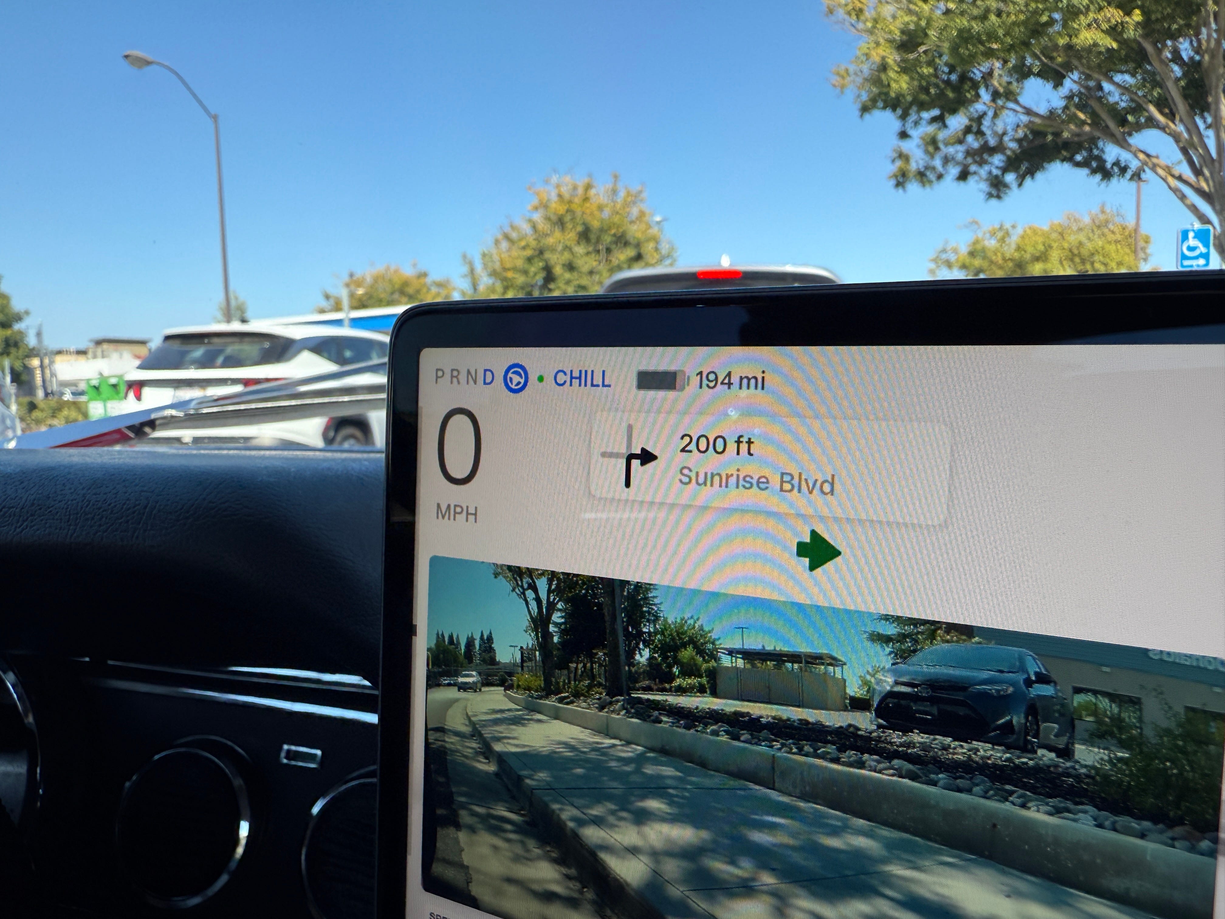 Tesla screen