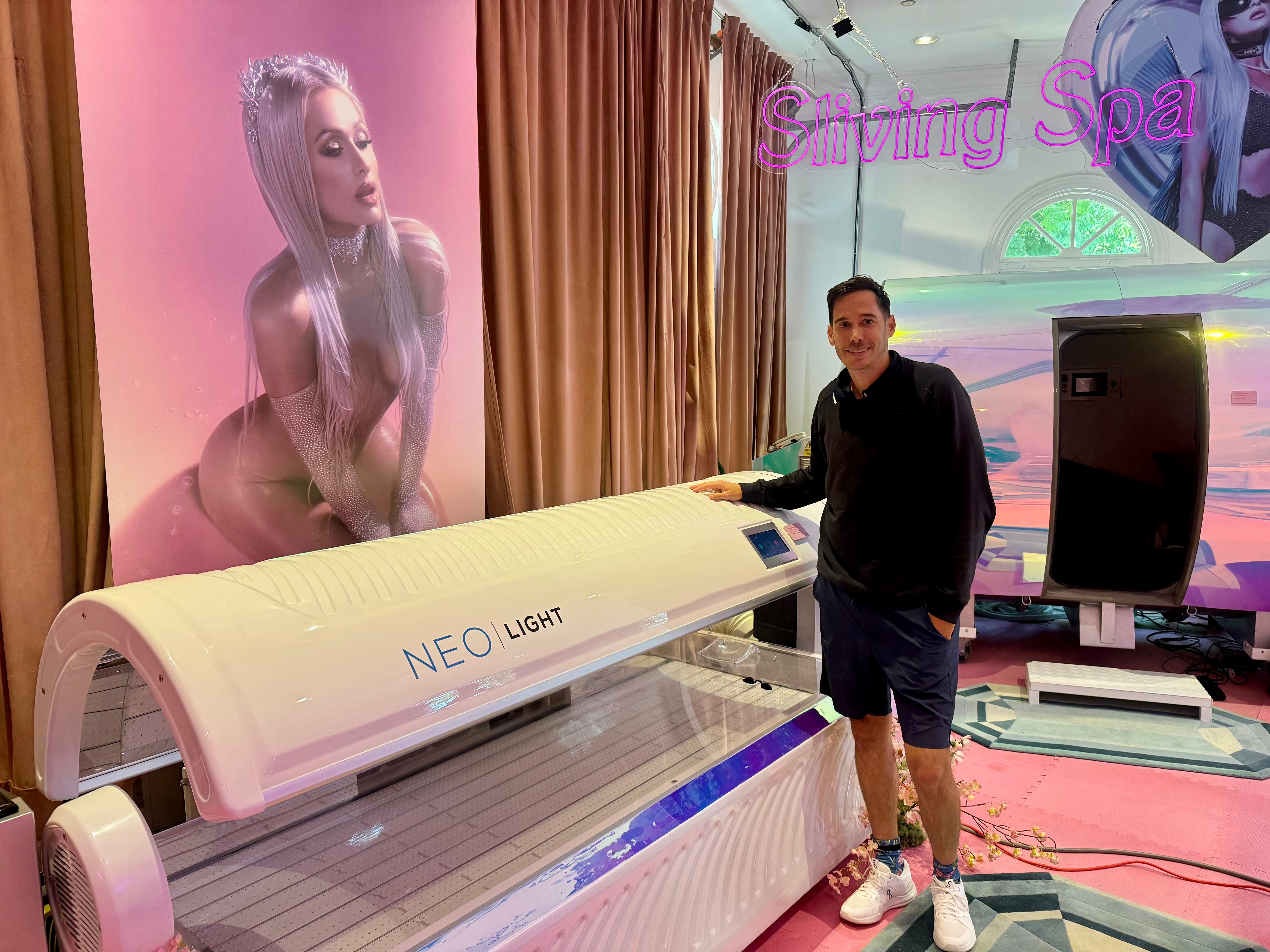 Carter Reum built a "wellness longevity center" with his wife Paris Hilton in their Beverly Hills mansion.