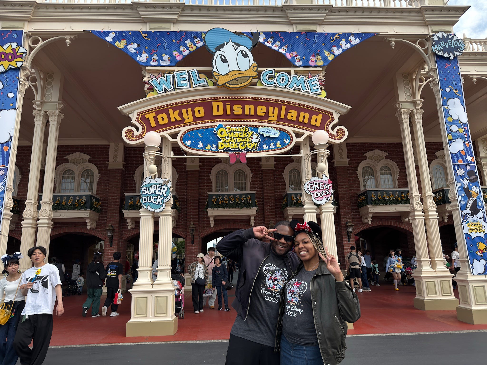 The couple at Tokyo Disneyland.