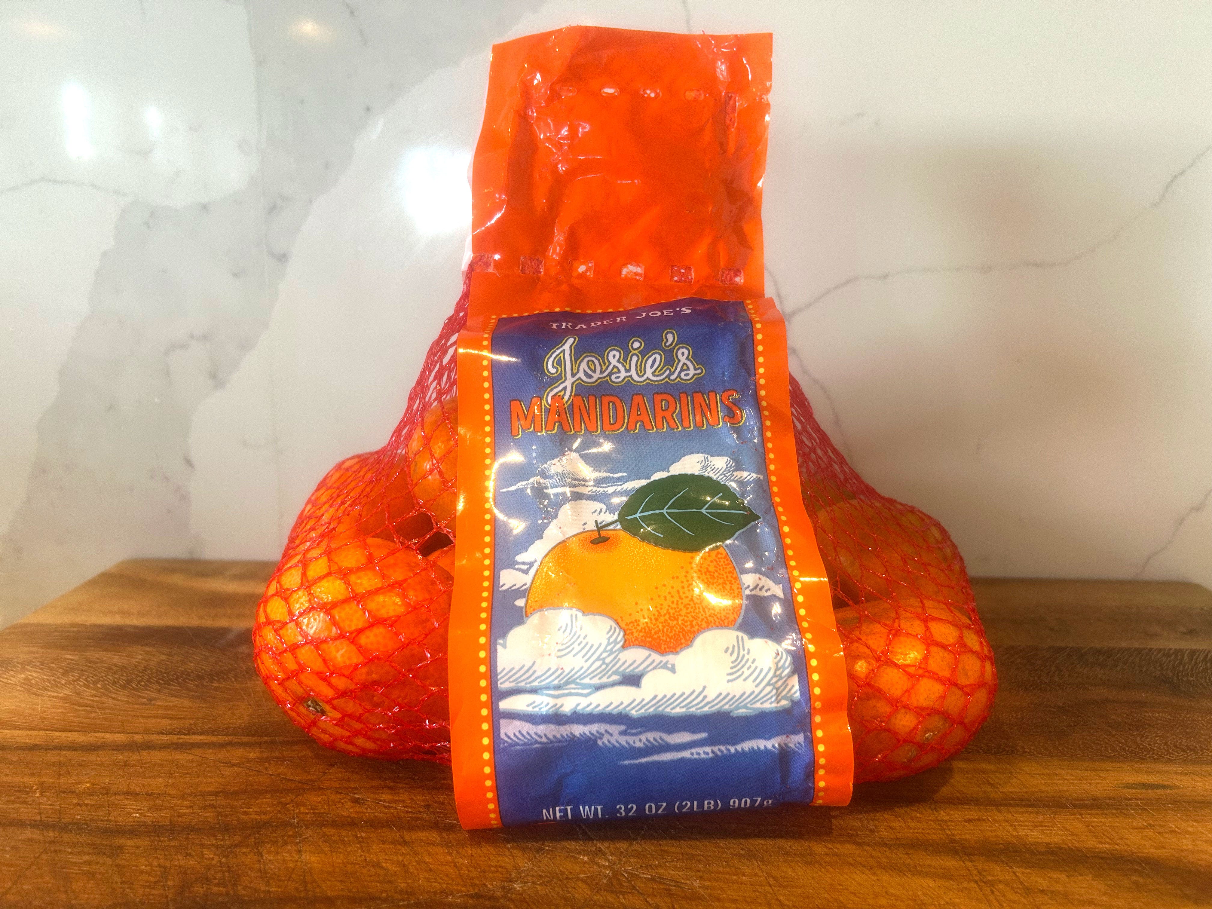 A bag of Josie's mandarins.