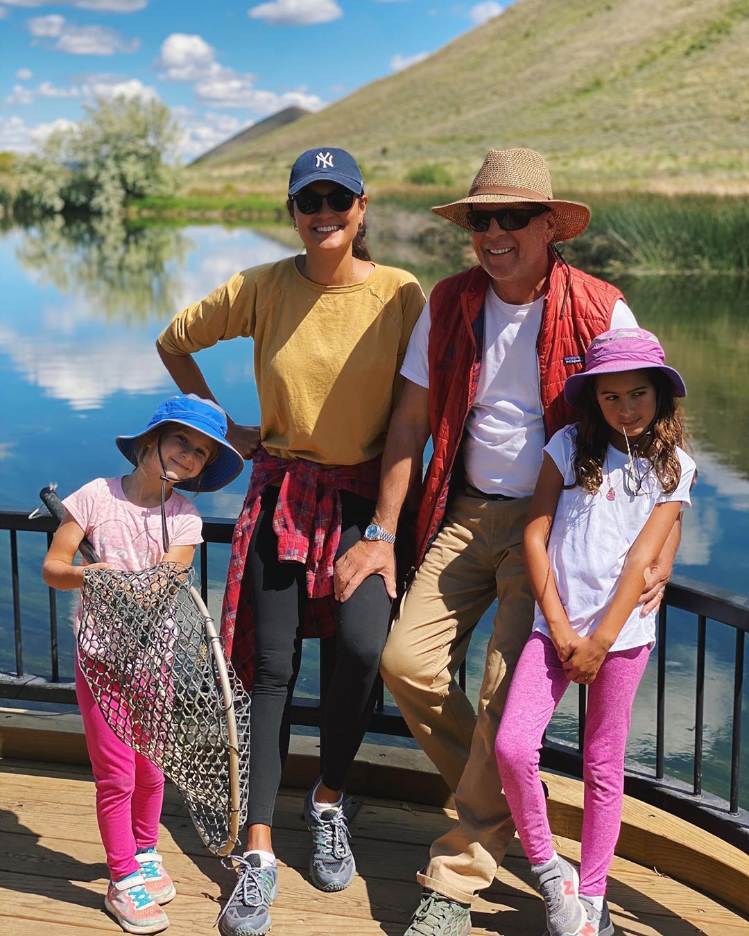 Emma Heming, Bruce Willis and their daughters