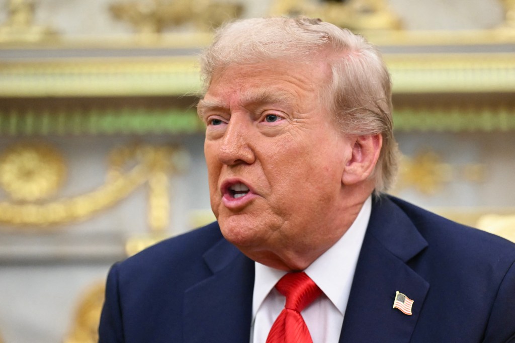 Donald Trump speaking.