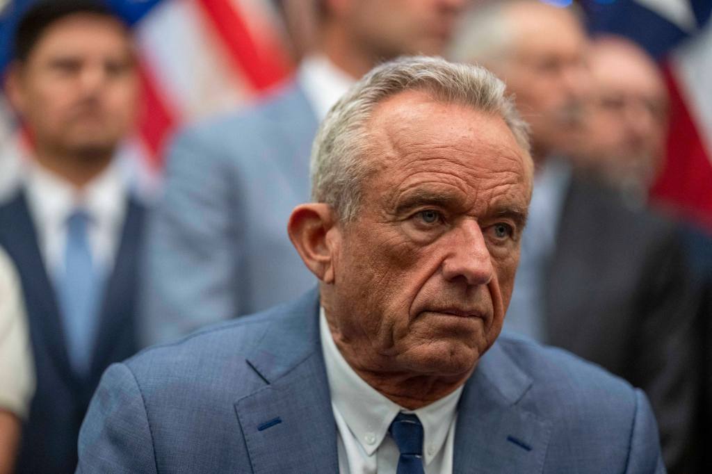 Robert F. Kennedy Jr., HHS Secretary, at a press conference.