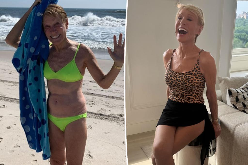 ‘Shark Tank’ star Barbara Corcoran, 76, shows off stunning figure in neon green bikini