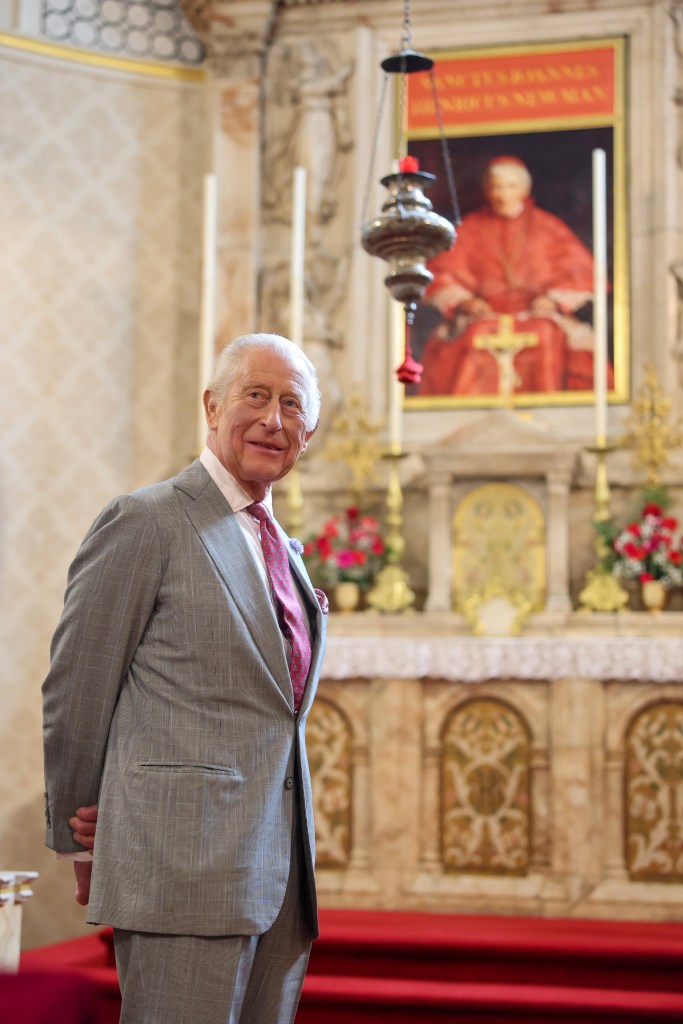 King Charles III at Midland Metropolitan University Hospital on Wednesday