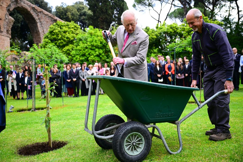 King Charles III at in April 2025