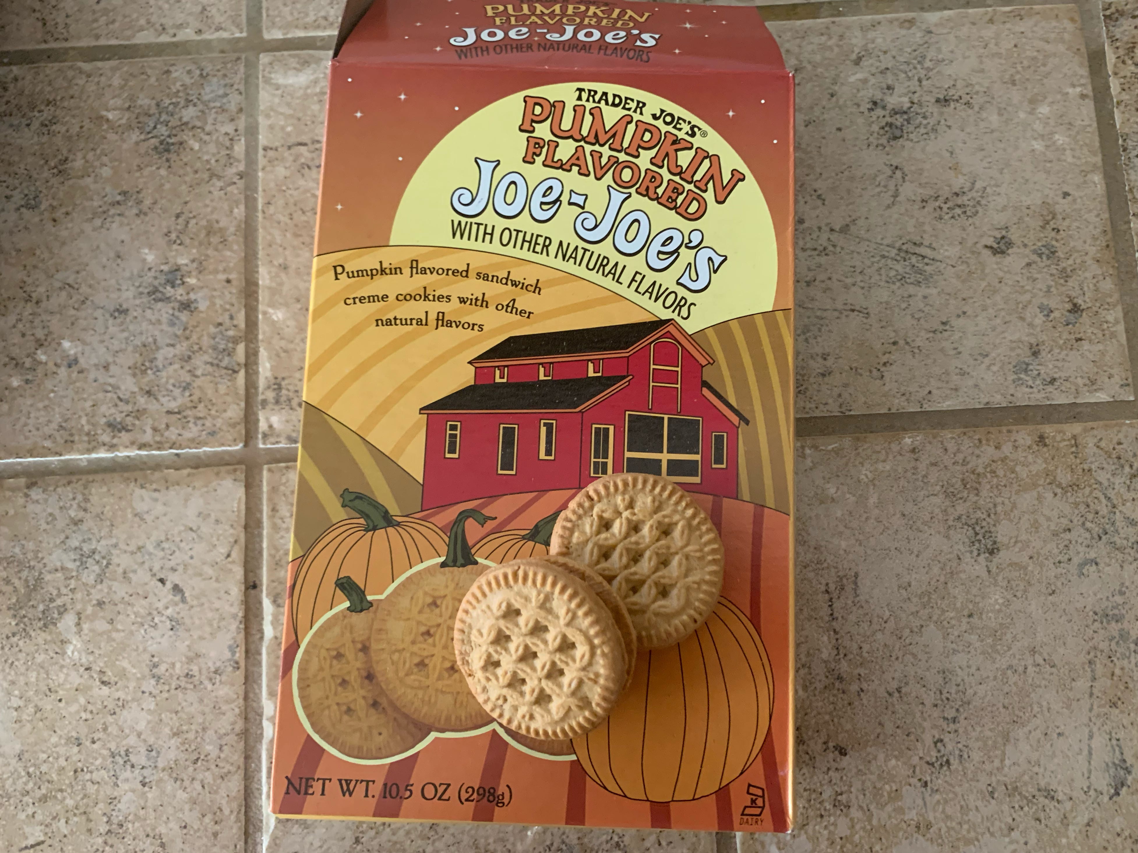 trader joe's pumpkin joe-joe's