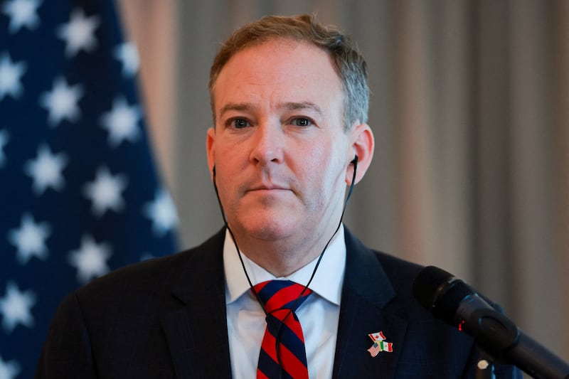 FILE PHOTO: Environmental Protection Agency (EPA) Administrator Lee Zeldin attends the signing of the memorandum of understanding between U.S. and Mexico to achieve a permanent solution to the decades-old Tijuana River sewage crisis, in Mexico City, Mexico July 24, 2025. REUTERS/Raquel Cunha/File Photo