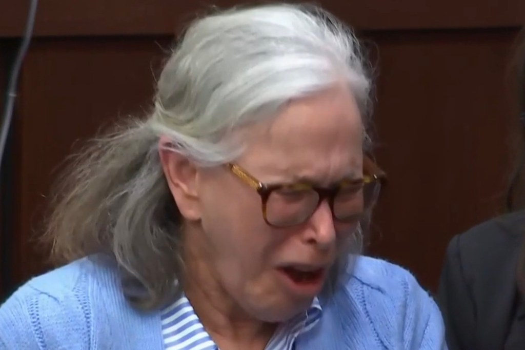 Adelson sobs in her seat after being found guilty of the murder of Dan Markel.