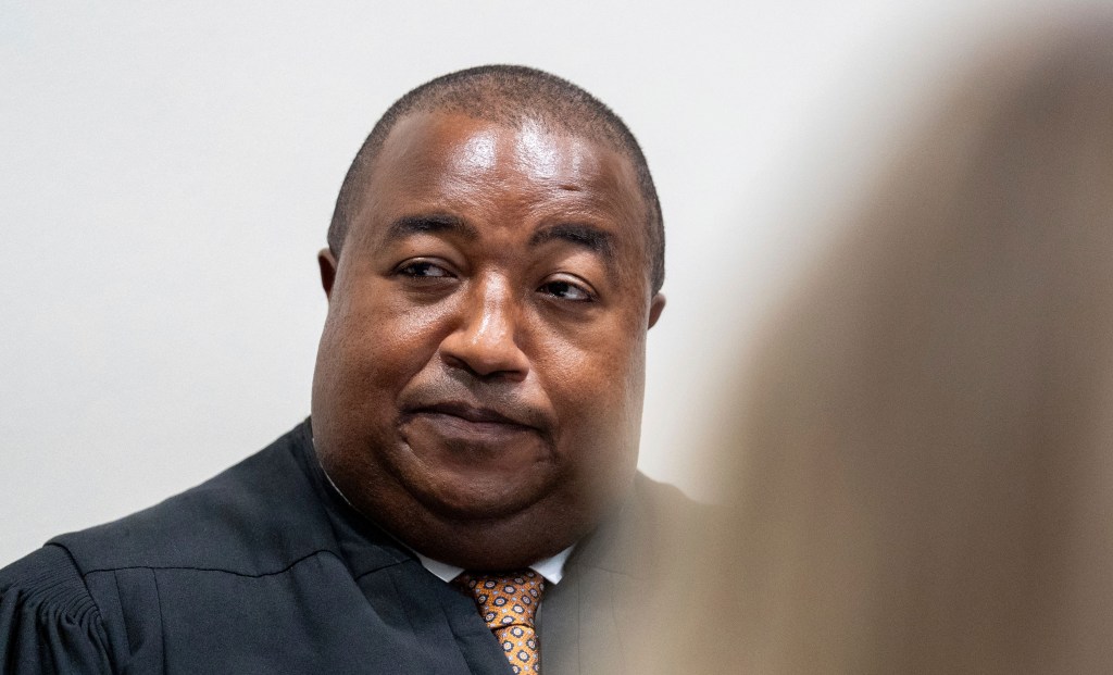Florida Second Judicial Circuit Judge Stephen Everett appears during a court hearing for Donna Adelson on Aug. 19, 2025.