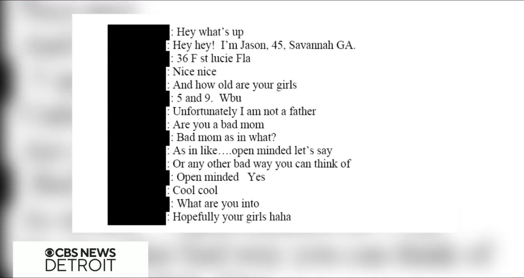 Screenshot of text messages allegedly sent by Dr. William J. Murdoch.