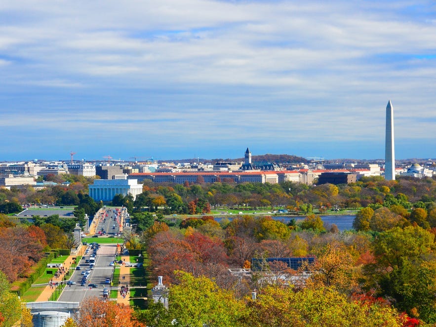 Washington DC skyline