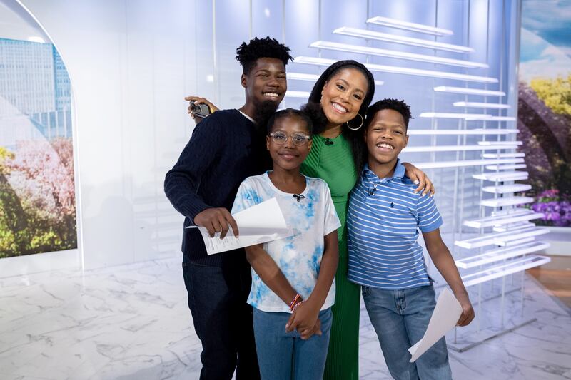 Sheinelle Jones opened up about how her husband's death has impacted her kids, Kayin, Clara, and Uche.