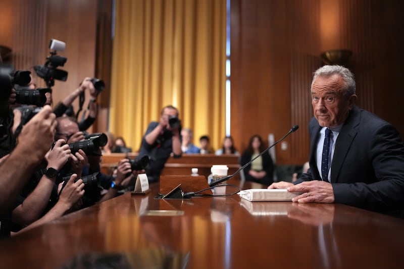 Health and Human Services Secretary Robert Kennedy Jr. arrives to testify before the Senate Finance Committee on September 4, 2025 in Washington, D.C.