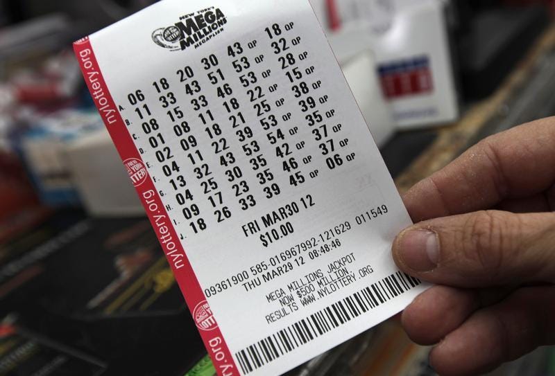 mega millions lottery ticket