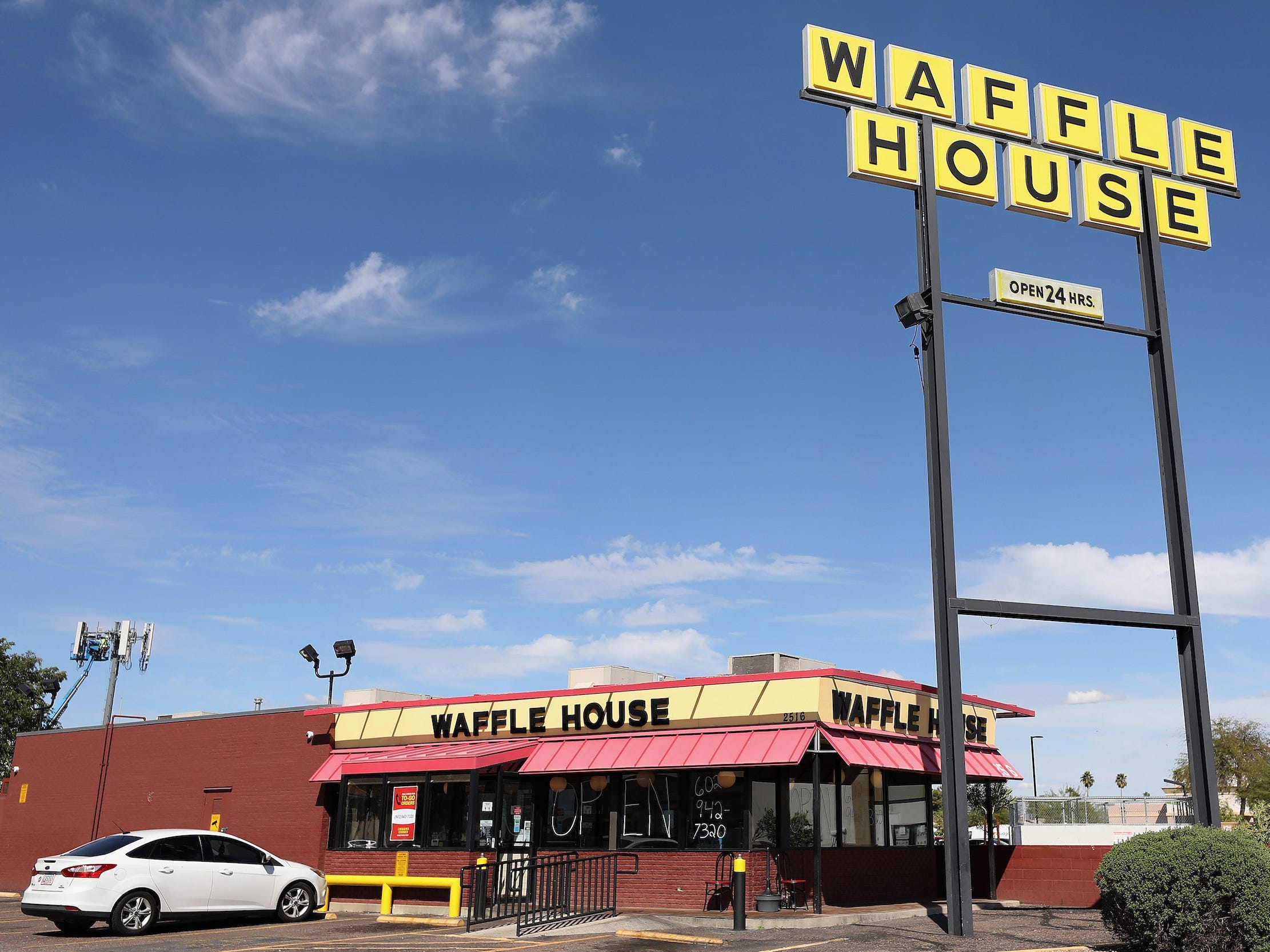 General view outside of Waffle House