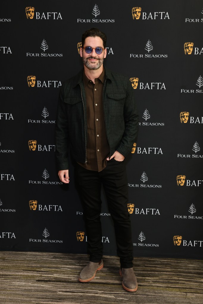 Tom Ellis attends BAFTA at TIFF 2025 at Four Seasons Hotel Toronto on September 05, 2025 in Toronto, Ontario.