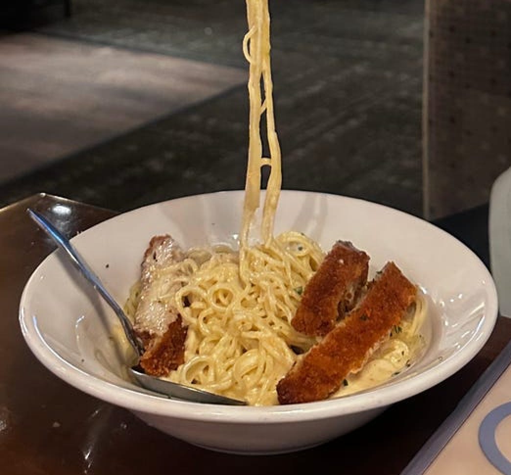 Olive Garden never-ending pasta angel hair