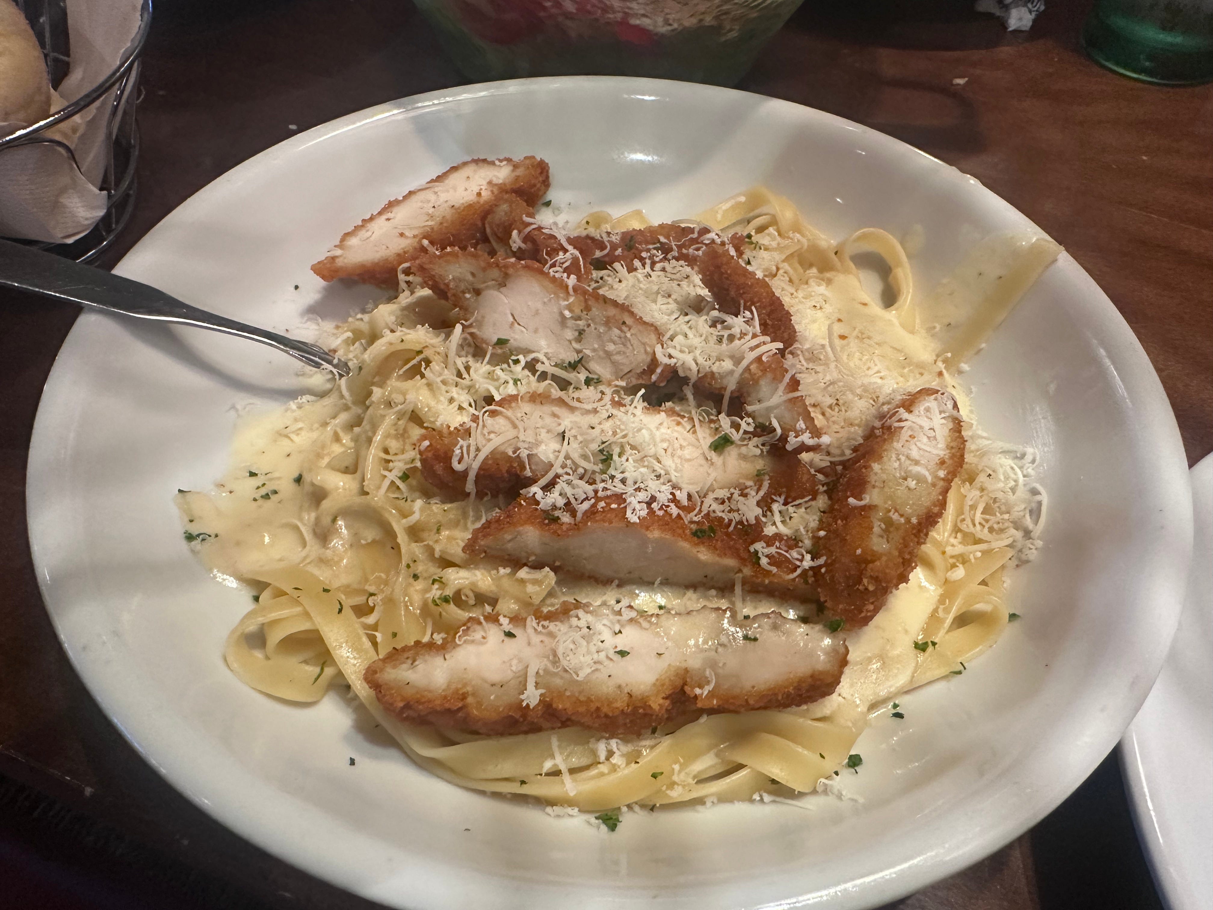 Olive Garden fettuccine pasta