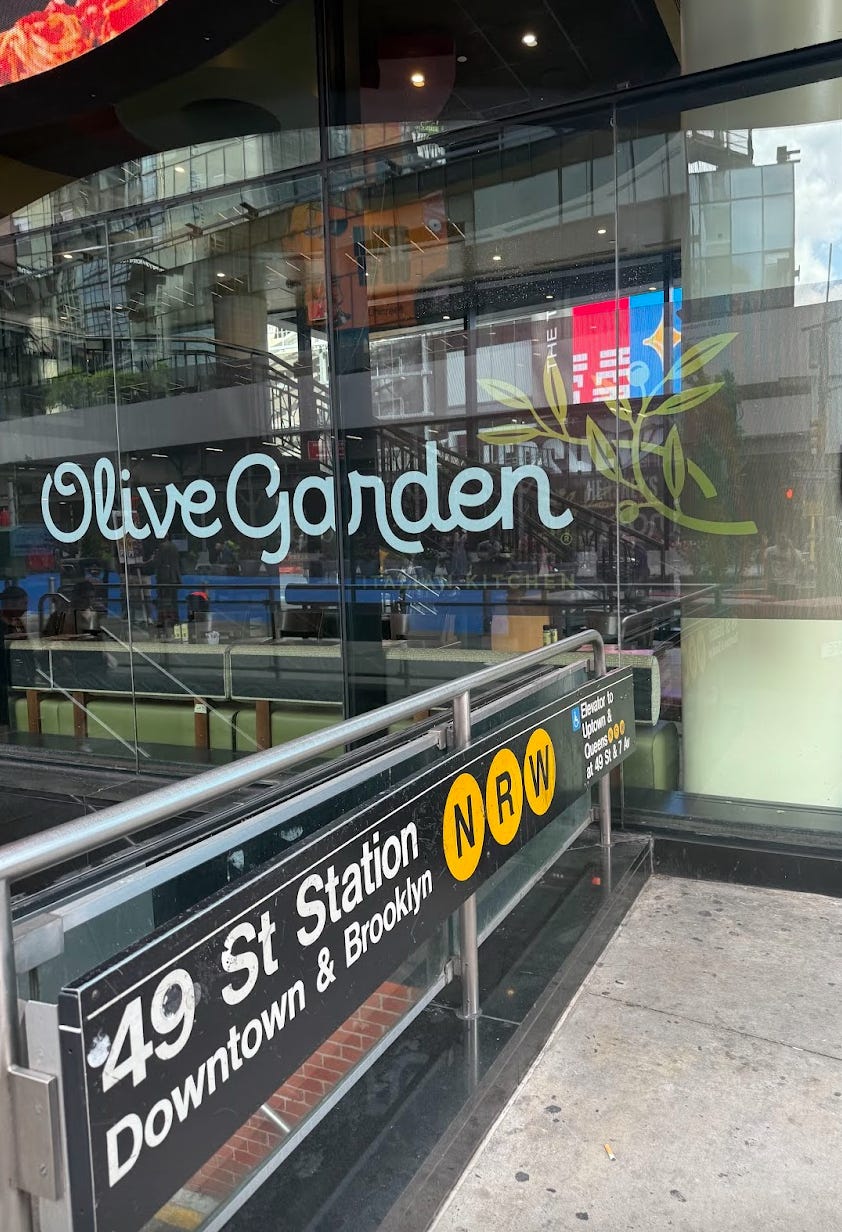 Olive Garden Times Square