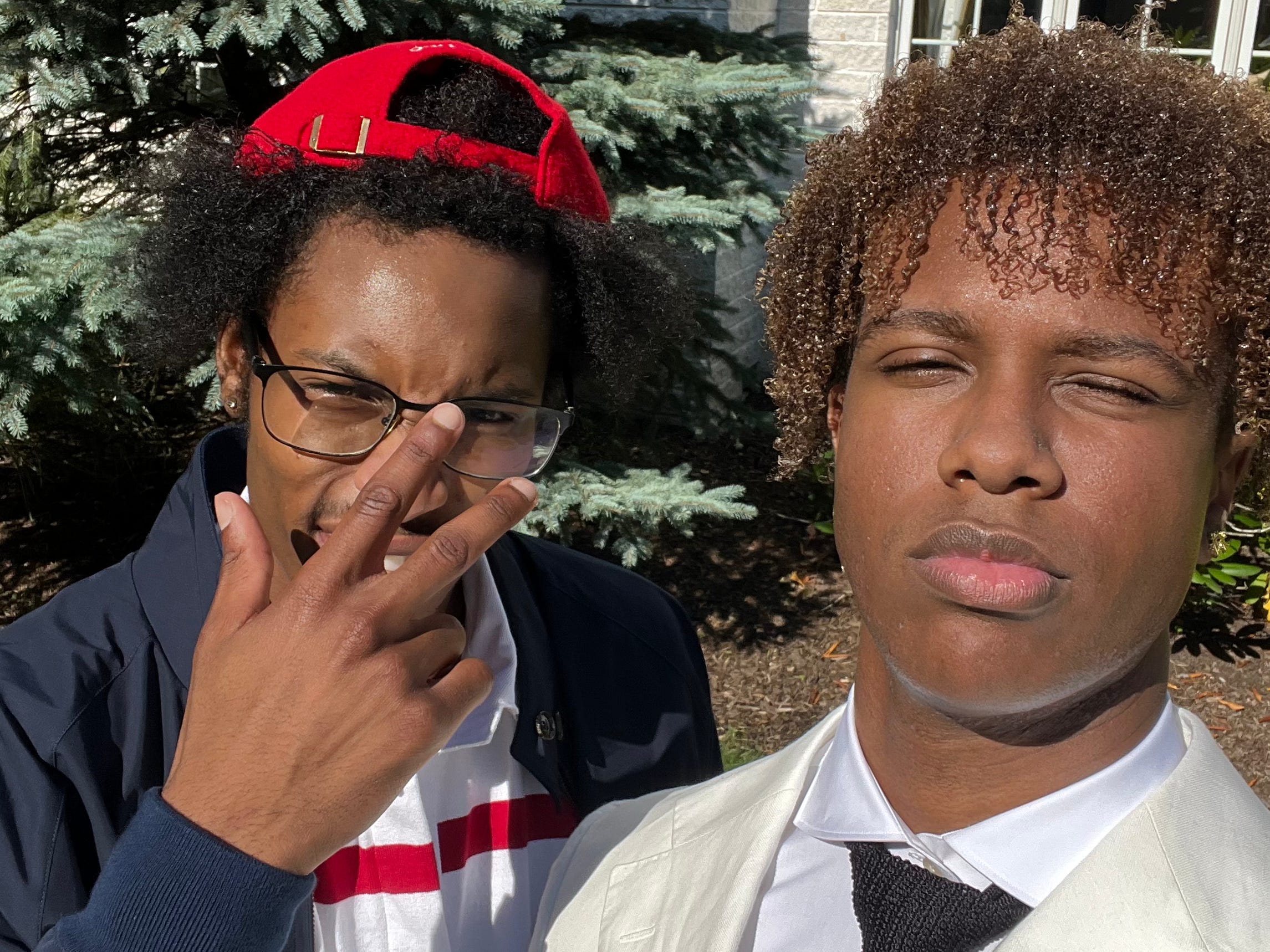 Nathaneo Johnson with Sean Hargrow