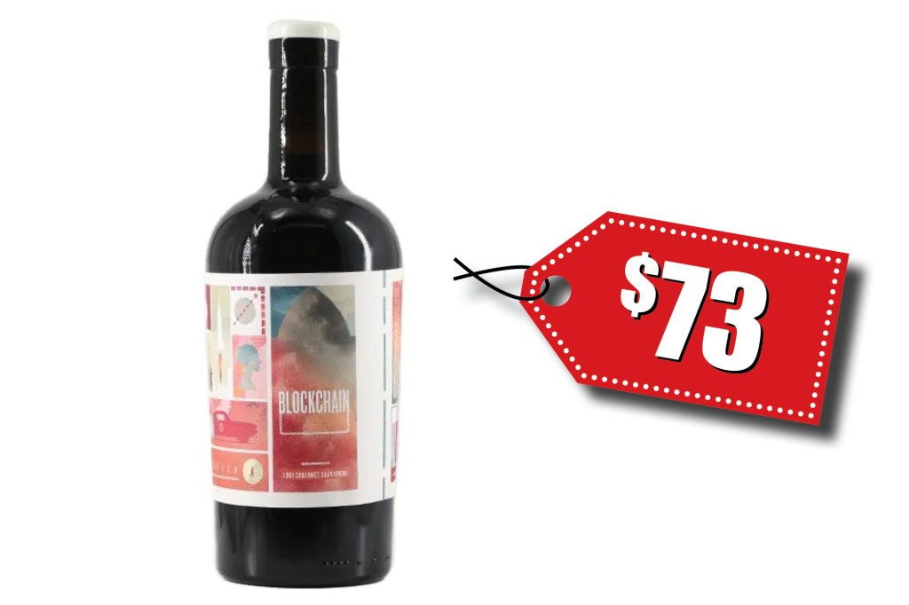 $73 wine bottle.