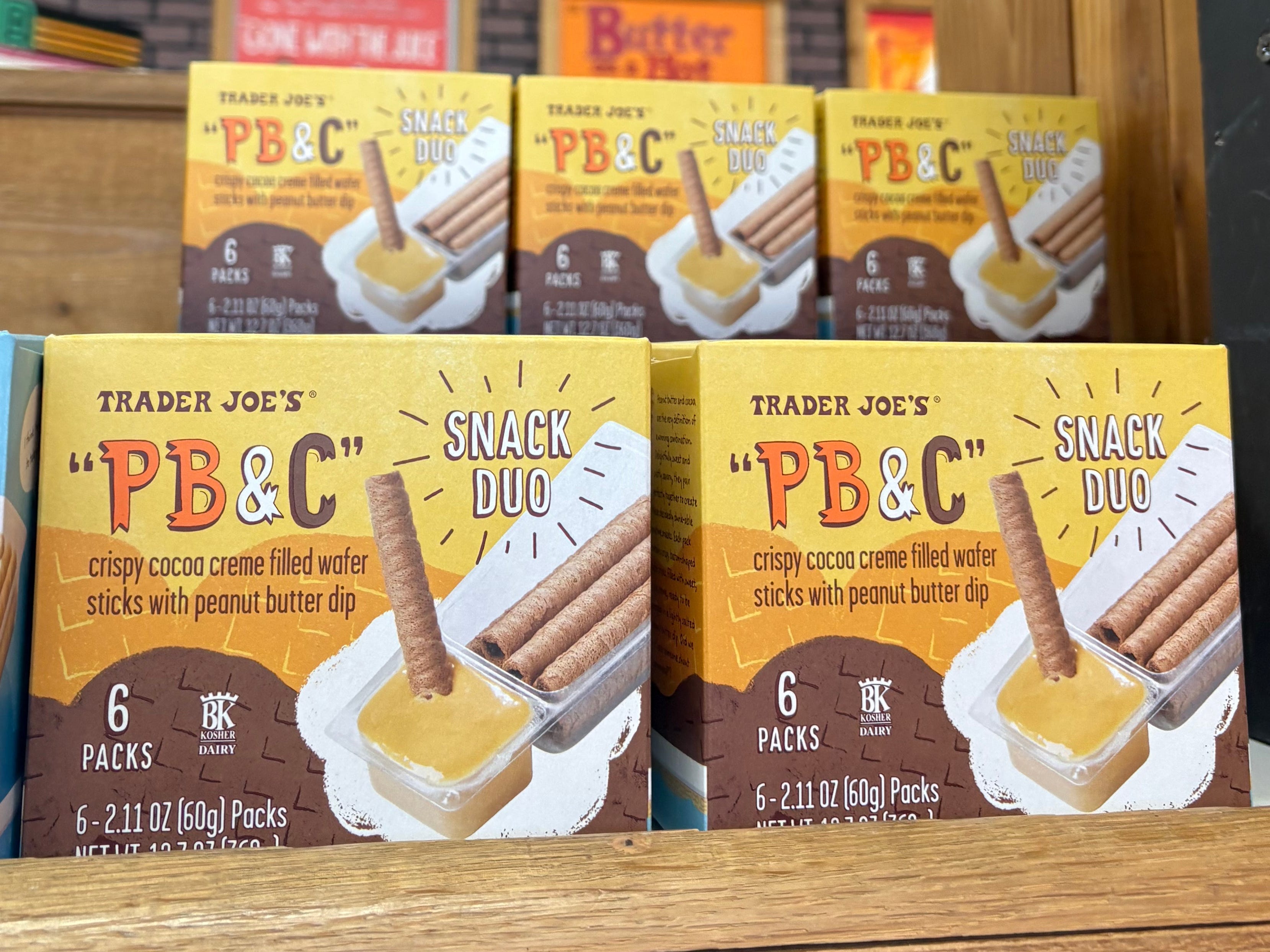 Boxes of Trader Joe's 