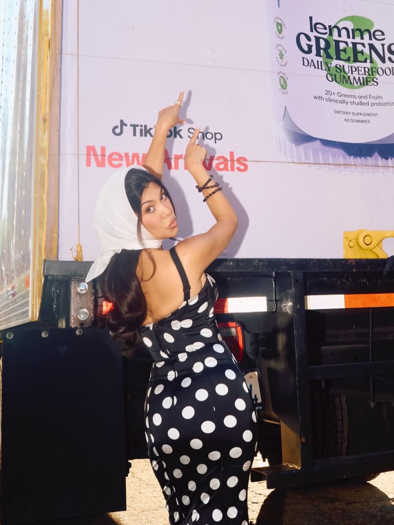 Kourtney Kardashian  is spotted cheering on The Post’s Snaps section! Or her latest business venture.
