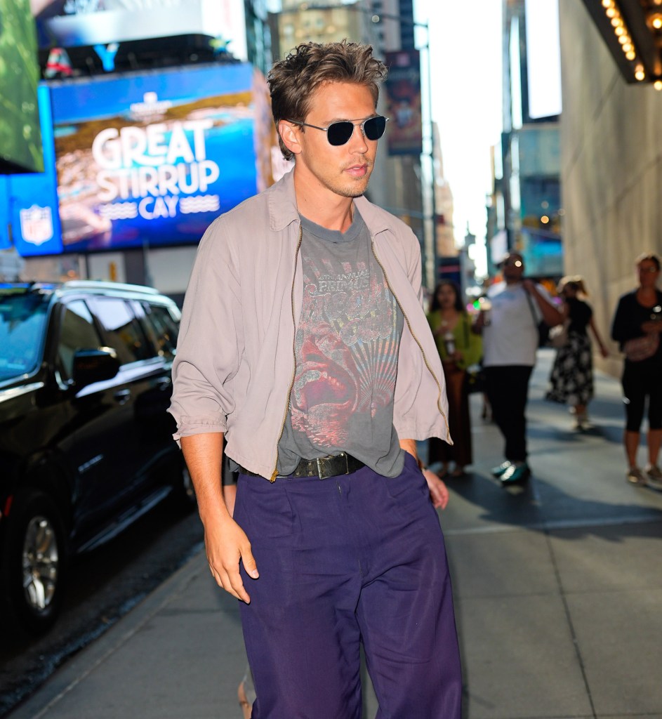 Austin Butler is seen on August 26, 2025 in New York City. (Photo by XNY/Star