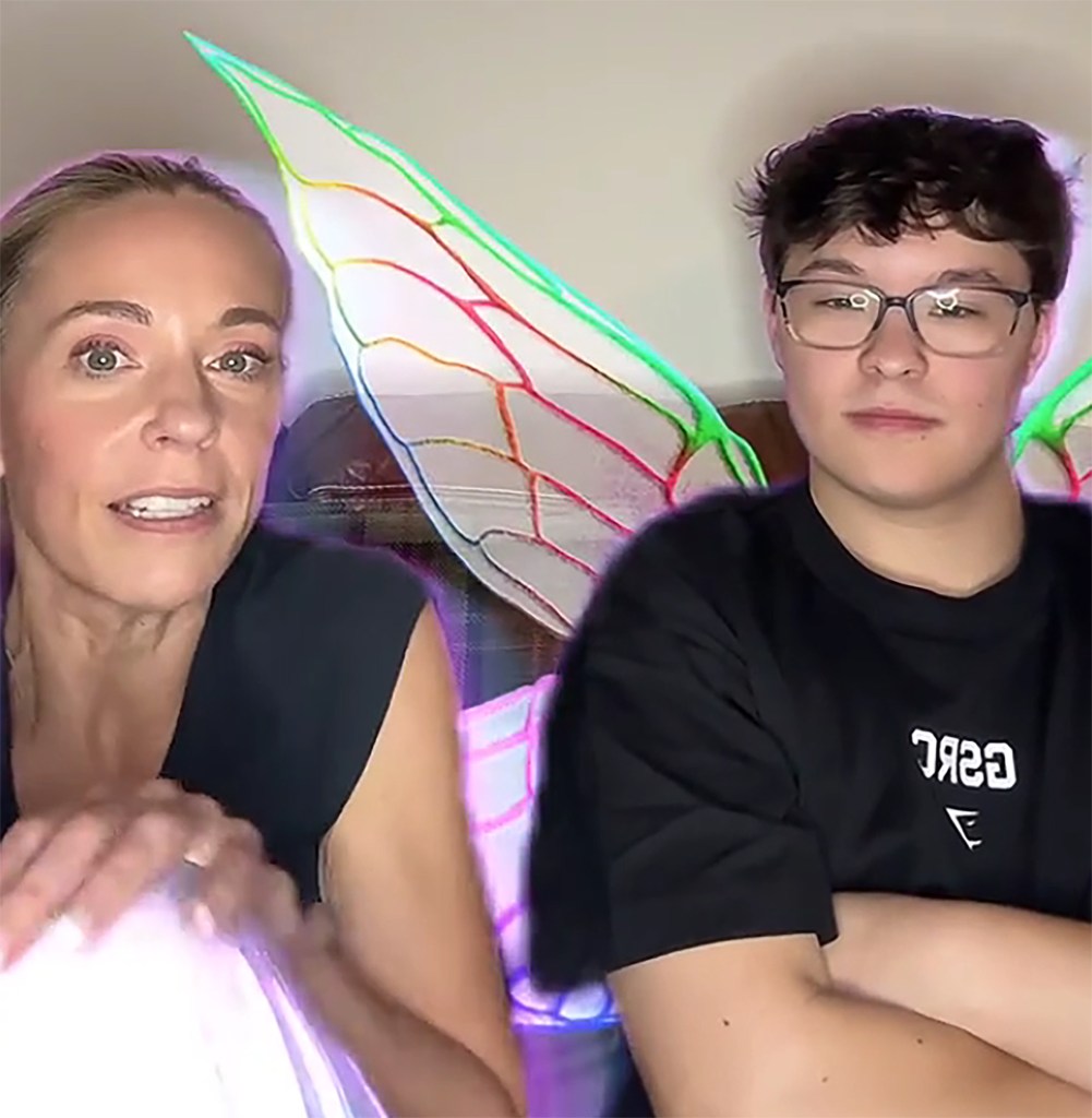 Aaden Gosselin and Kate Gosselin
