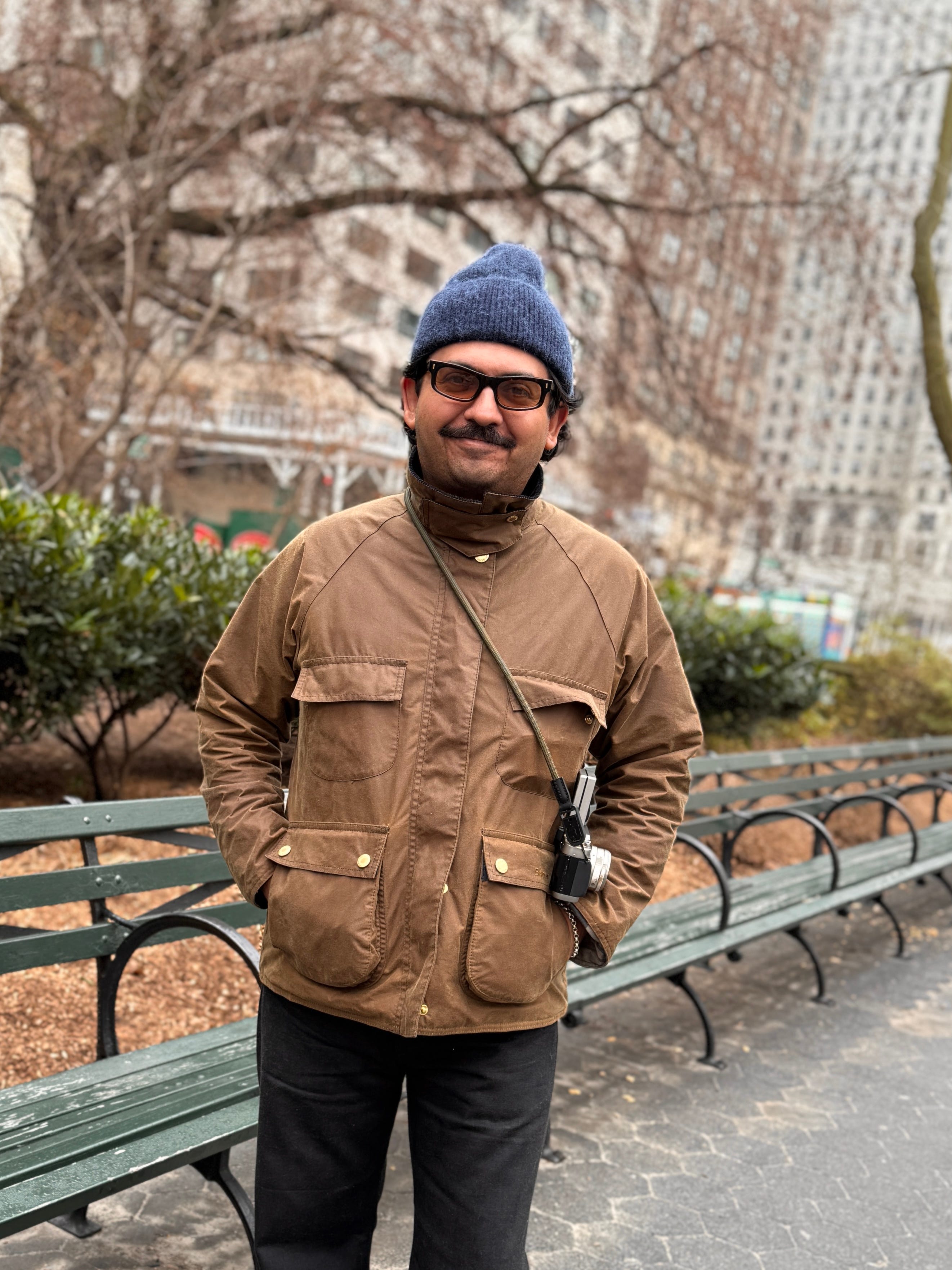 Niko Arredondo wears the Initials style of Jacques Marie Mage sunglasses.