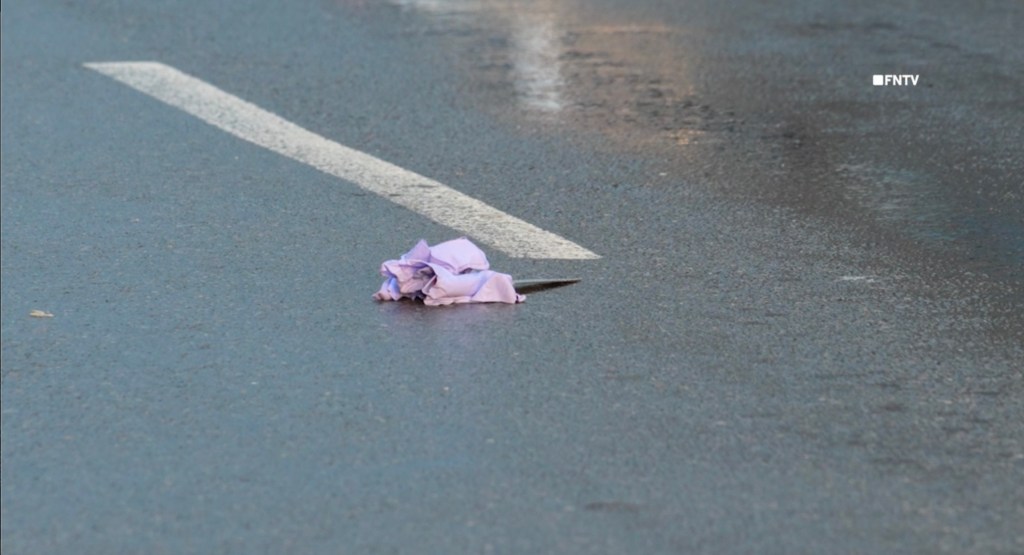 Knife left at the scene