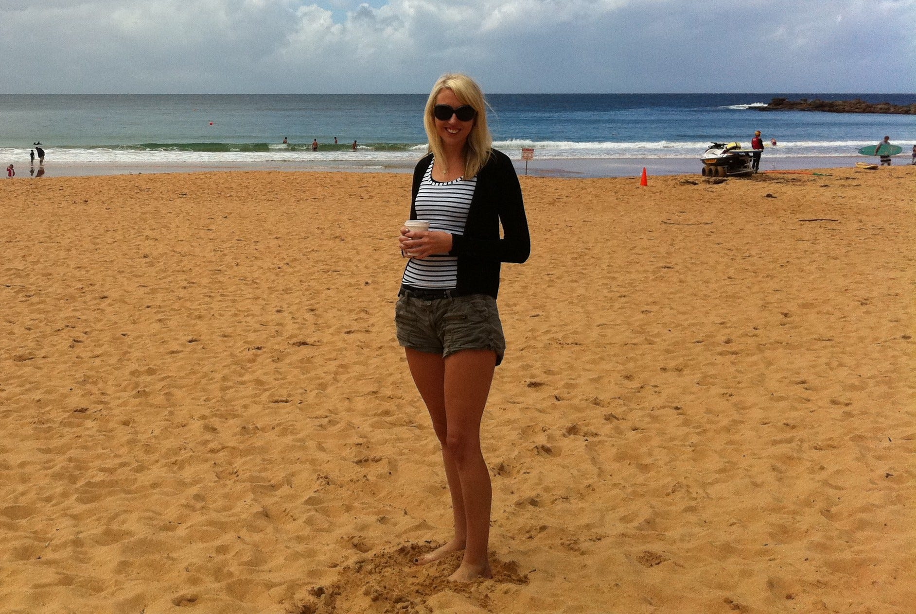 Woman on Austalian beach