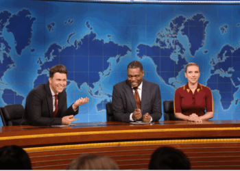 Scarlett Johansson Says Colin Jost Will Return To ‘SNL’ As ‘Weekend Update’ Host In Season 51