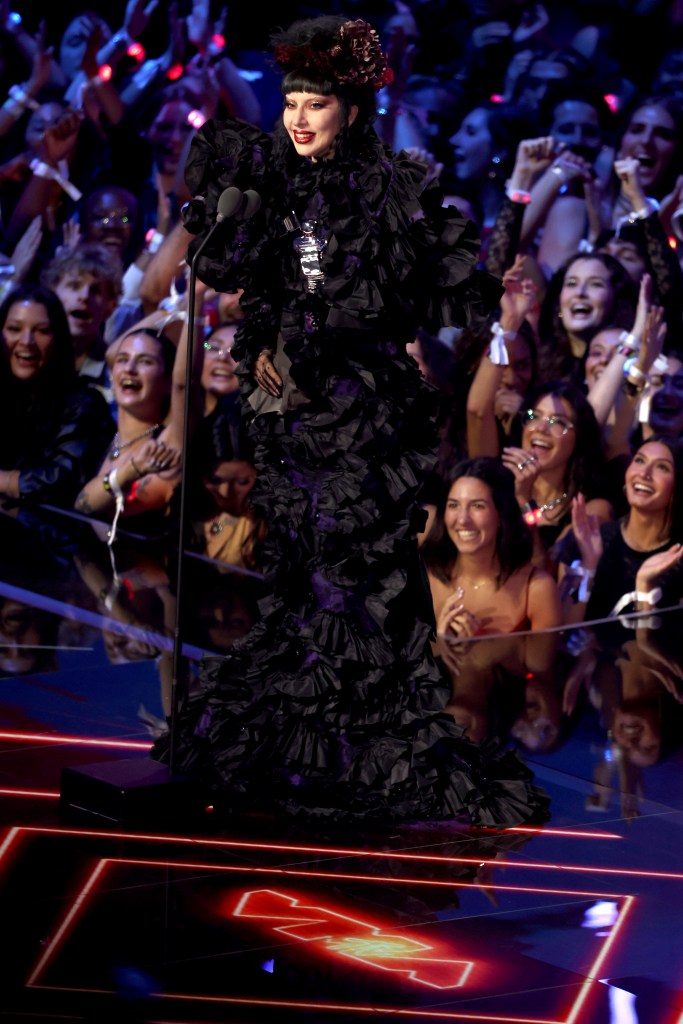 Lady Gaga at the 2025 VMAs 