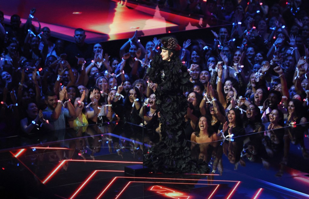 Lady Gaga at the 2025 VMAs 