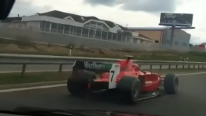 Czech cops finally nailed the mystery daredevil who spent six years blazing down highways in a Ferrari F1-style rocket.