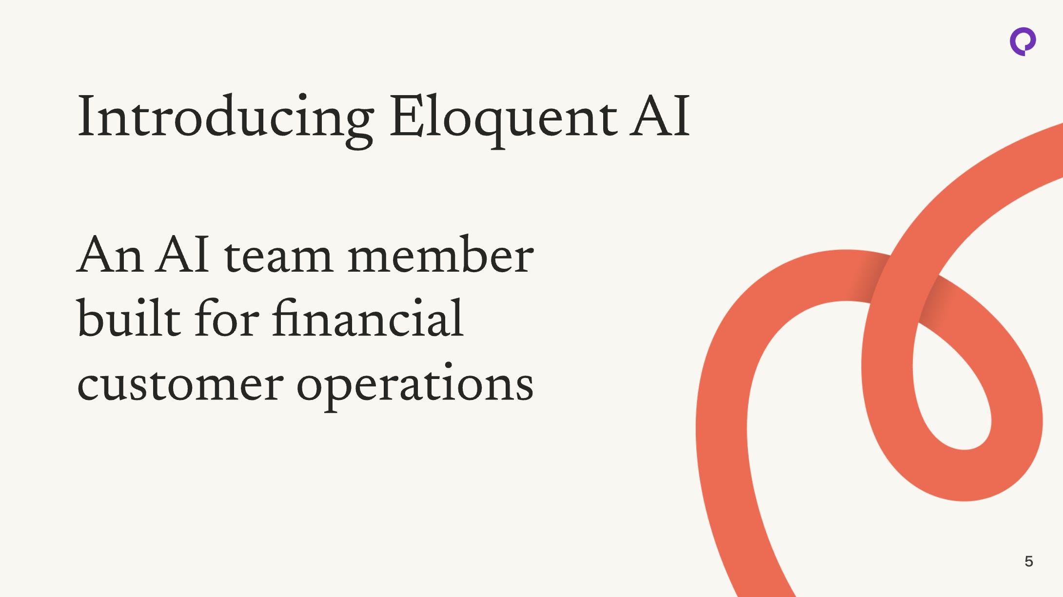Introducing Eloquent AI