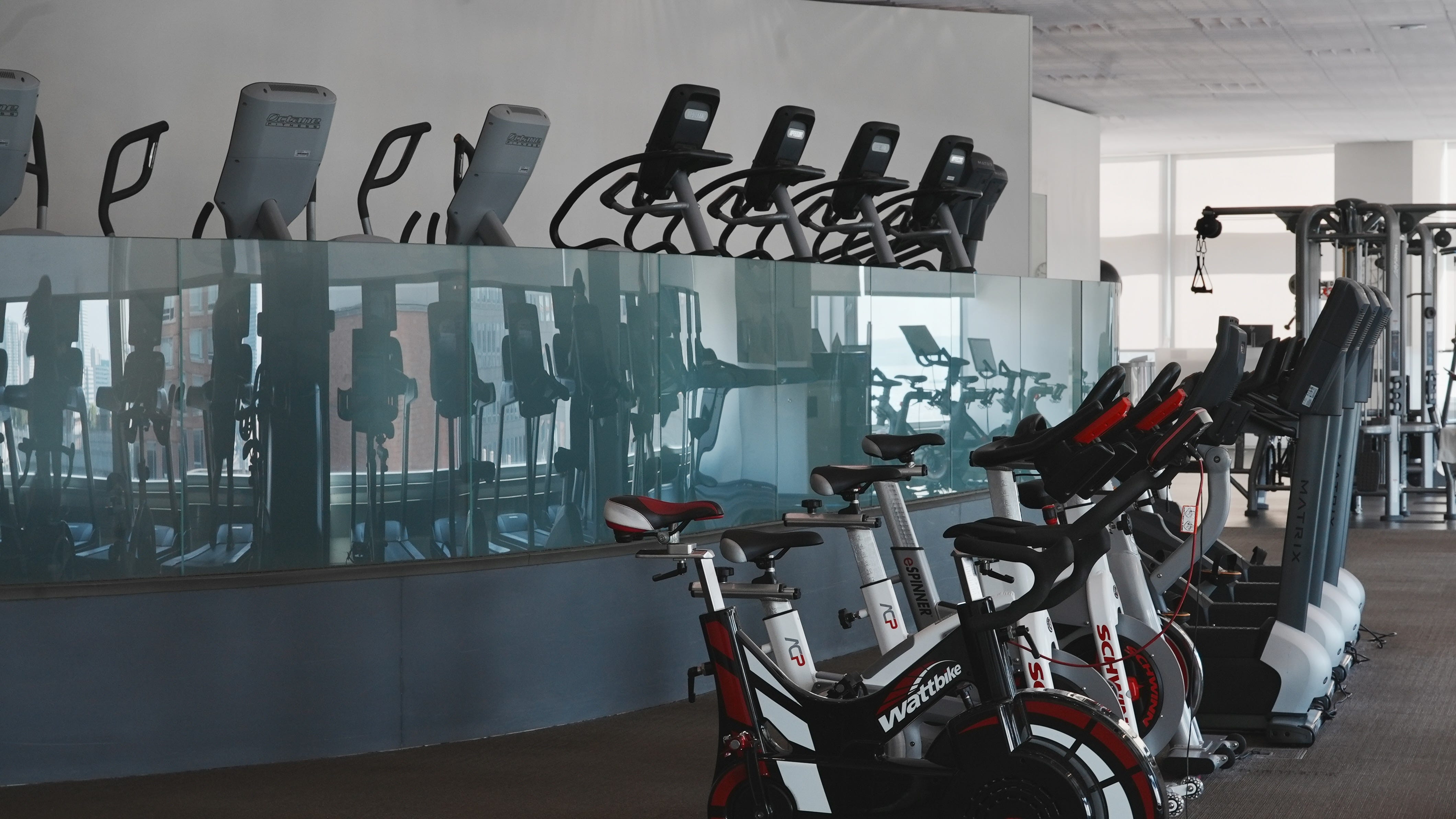 Goldman Sachs' gym at 200 West Street
