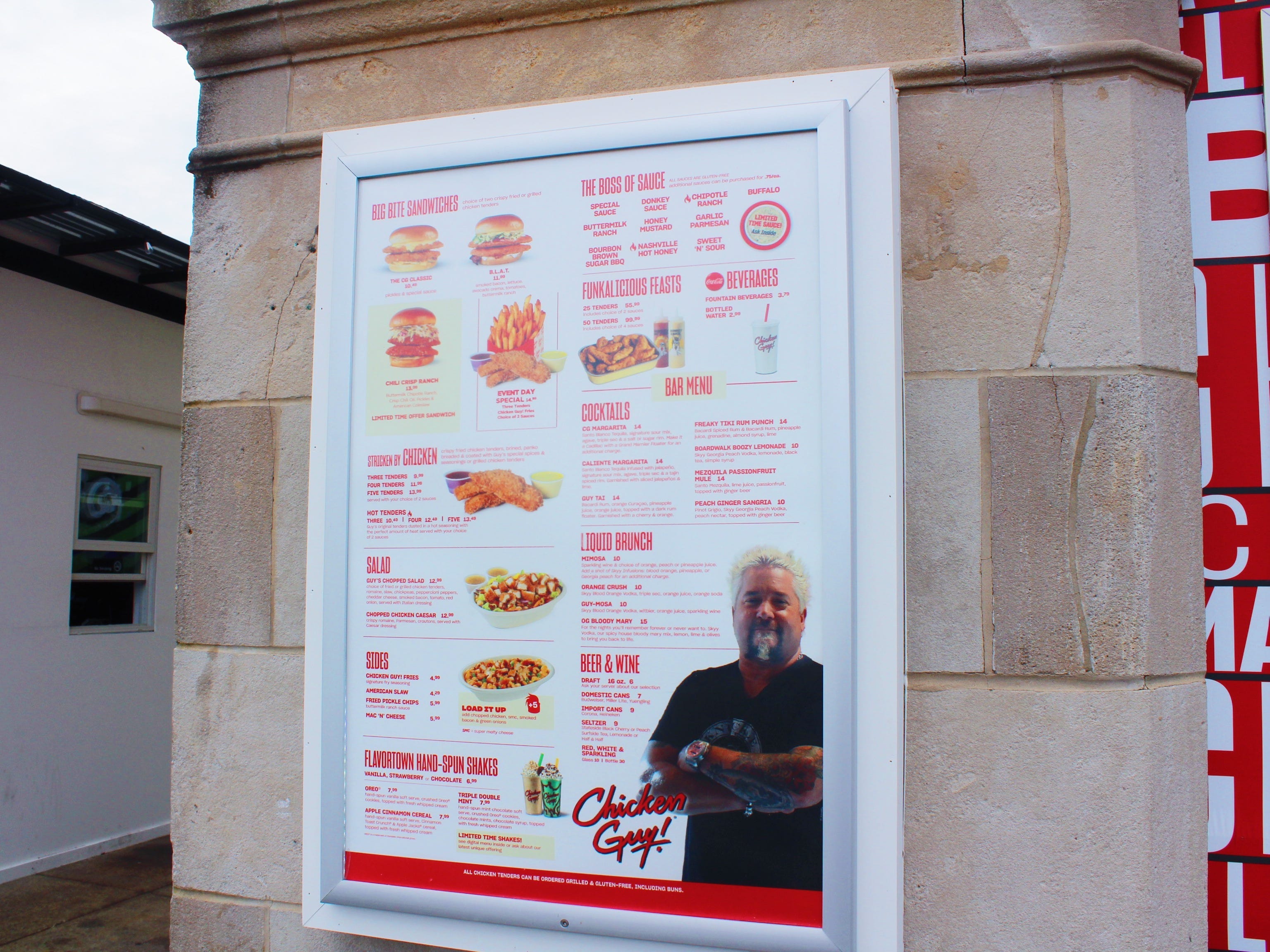 chicken guy guy fieri atlantic city new jersey
