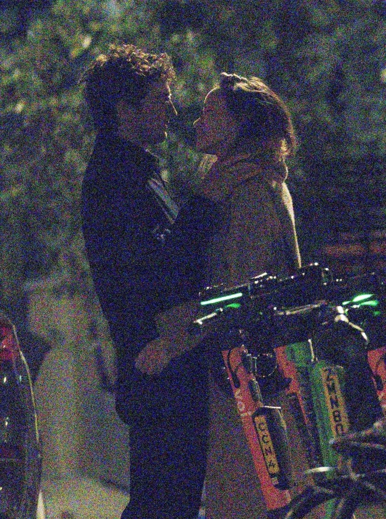 Olivia Wilde and Caspar Jopling in London on Thursday