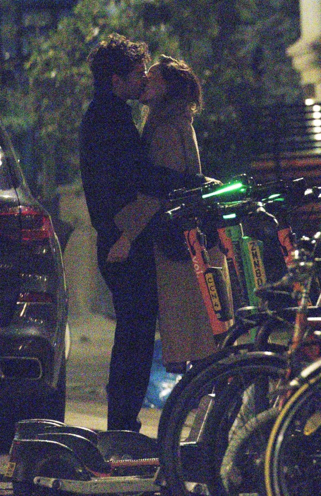 Olivia Wilde and Caspar Jopling in London on Thursday